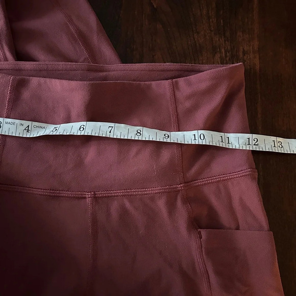 Athleta Salutation Stash Pocket Tight Leggings- dark desert coral XS - Picture 5 of 5